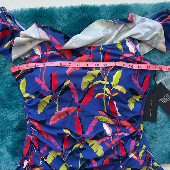Tommy Hilfiger Vibrant Off-Shoulder Ruffle Tankini Size XXL - Picture 5 of 14